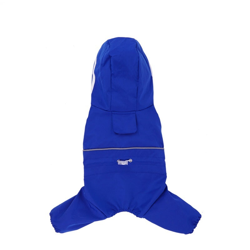 Small And Medium-sized Dog Four Foot Full Pack Pet Raincoat
