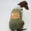 Fake Two Thin Corduroy Four-foot Pants Teddy Sausage Schnauzer York Summer Small Pet Clothes