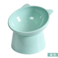 High Foot Oblique Neck Protection Pet Bowl
