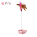 Pet Toy Multi-functional Binding Foot Table Leg Collar Feather Silicone Cat Teaser