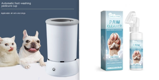 Pet Paw Cleaning Cup Automatic Foot Washing Dogs And Cats Electric Cleaning Device