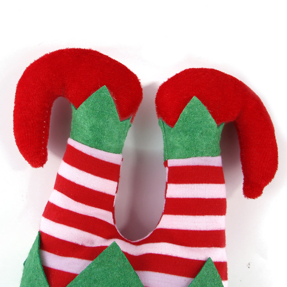 Pet Christmas Funny Striped Clown Hat Dog Ornaments  Supplies Accessories